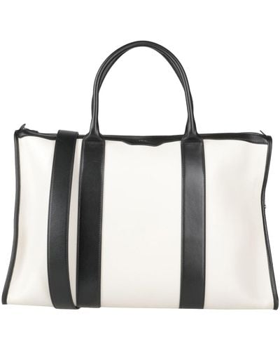 Amiri Cream Duffel Bags Leather - White
