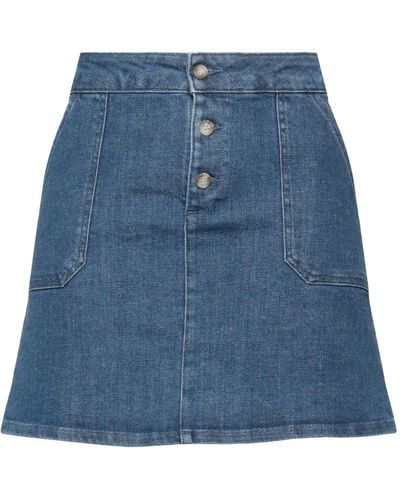 Bonton Denim Skirt - Blue