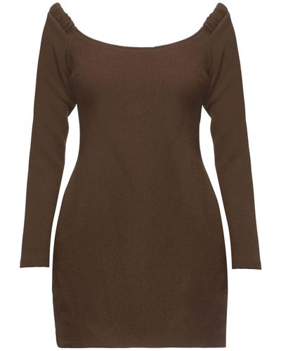 Khaite Mini Dress - Brown