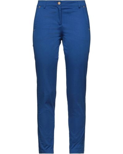 Paul & Shark Bright Trousers Cotton, Elastane - Blue