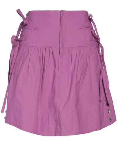 Isabel Marant Mini Skirt Cotton - Purple