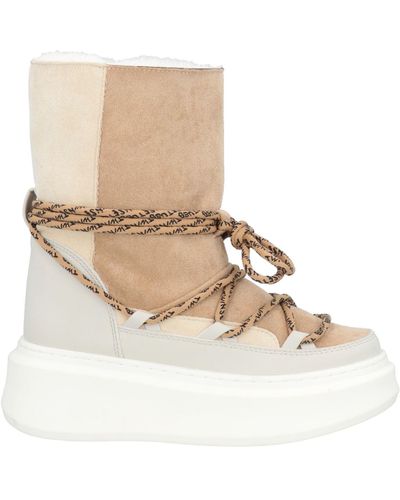 Twin Set Ankle Boots - Natural
