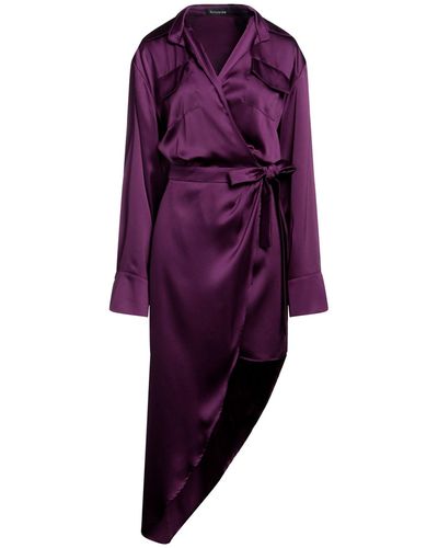 ACTUALEE Midi Dress - Purple