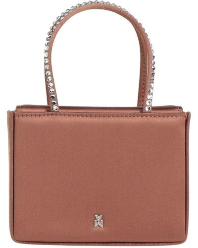 AMINA MUADDI Handbag Textile Fibers - Brown