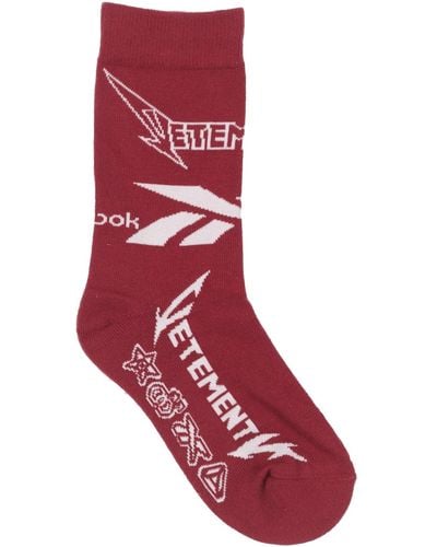 Vetements Socks & Hosiery - Red