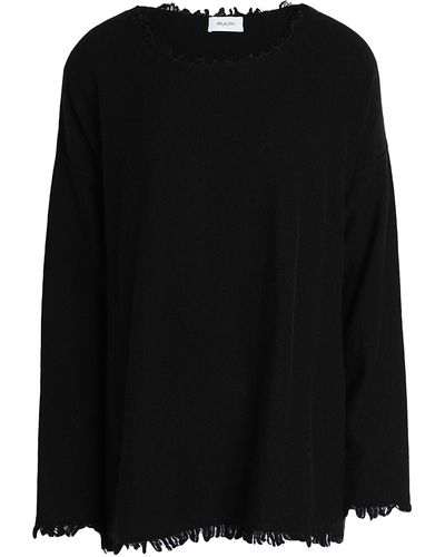 Aglini Sweater Wool, Viscose, Polyamide, Cashmere - Black