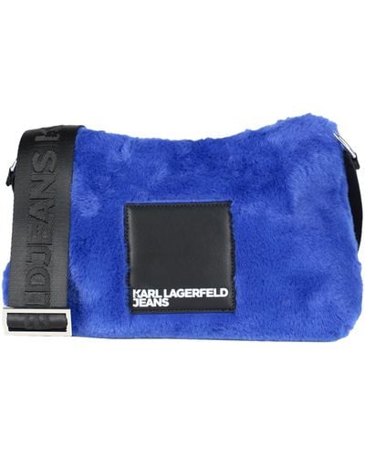 Karl Lagerfeld Bolso con bandolera - Azul