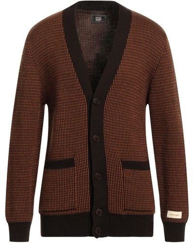 AFTER LABEL Cardigan - Brown