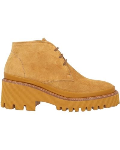 Pons Quintana Ankle Boots - Natural