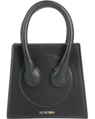 AZ FACTORY Handbag Soft Leather - Black