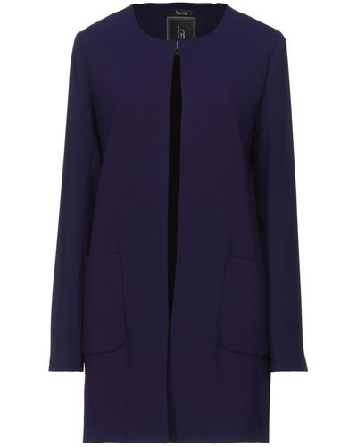 Hanita Overcoat & Trench Coat - Purple
