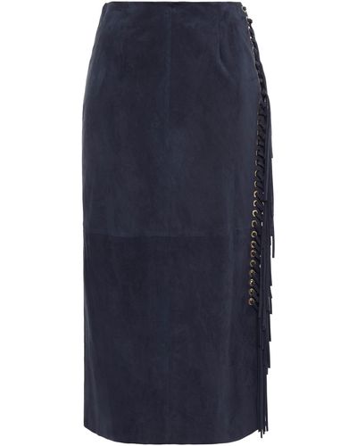 Gabriela Hearst Midi Skirt - Blue