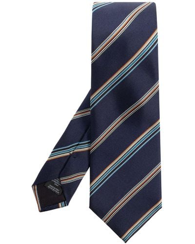 Paul Smith Cravatta di seta - Blu