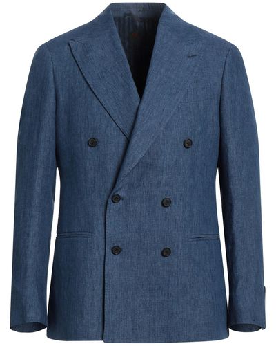 Mp Massimo Piombo Suit Jacket - Blue