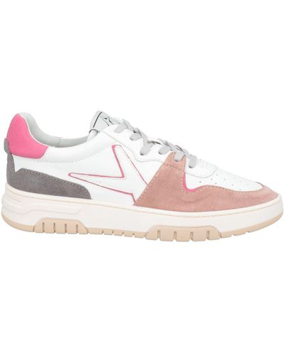 ARCHIVIO,22 Pastel Sneakers Leather, Textile Fibers - Pink