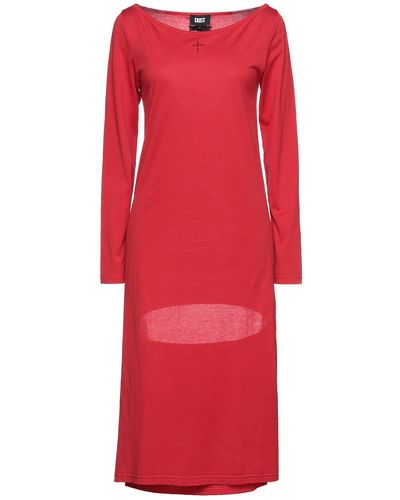 DUST Midi Dress - Red