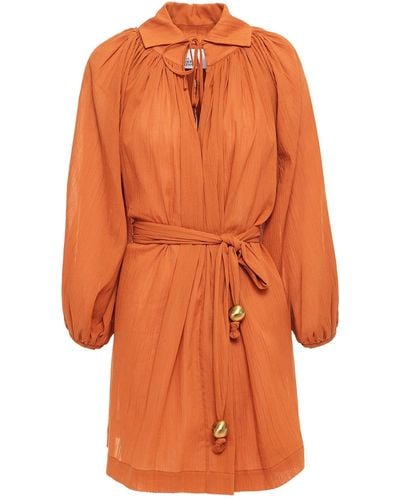 Lisa Marie Fernandez Beach Dress - Orange
