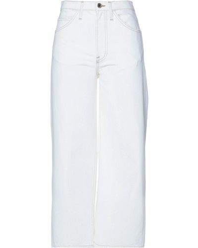 FRAME Denim Trousers - White