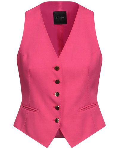 Tagliatore 0205 Tailored Vest - Pink