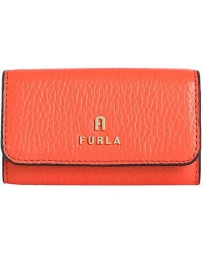 Furla Key Ring Soft Leather - Red