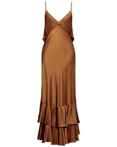 Del Core Midi Dress - Brown