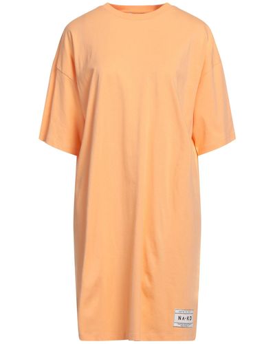 NA-KD Short Dress - Orange