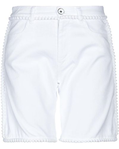 CO|TE Denim Shorts - White