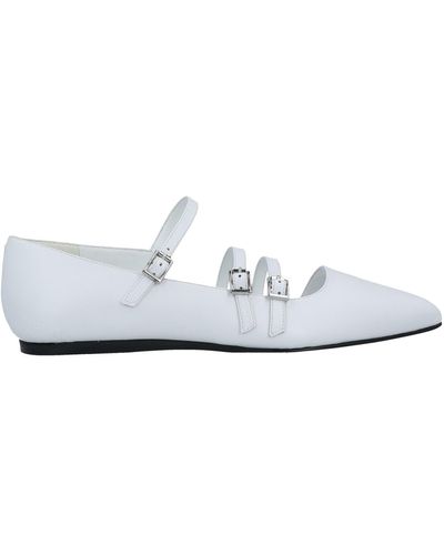 What For Ballet Flats - White