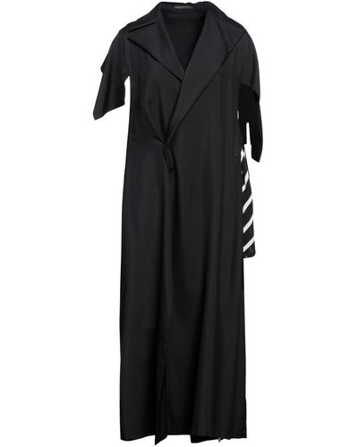 Yohji Yamamoto Overcoat & Trench Coat - Black
