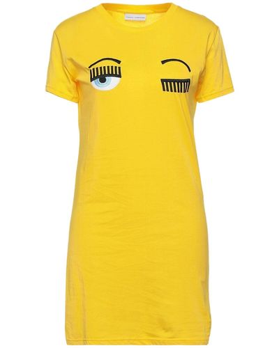 Chiara Ferragni Mini Dress - Yellow