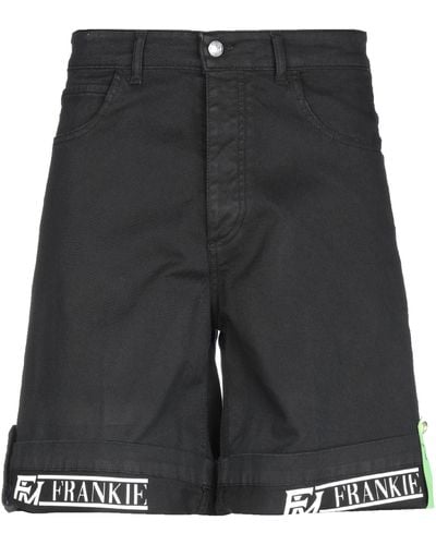 Frankie Morello Denim Shorts - Black