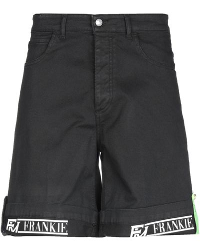 Frankie Morello Denim Shorts - Black