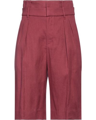 Brunello Cucinelli Cropped Pants - Red