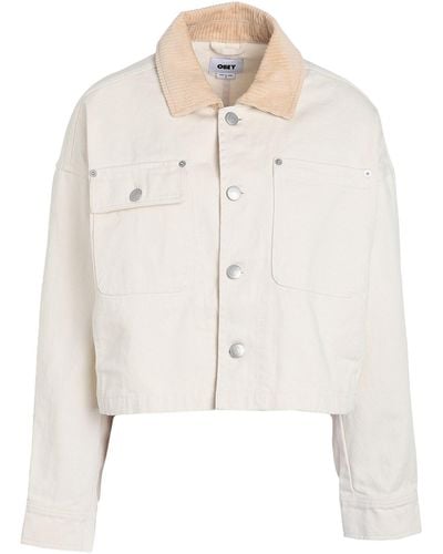 Obey Denim Outerwear - White