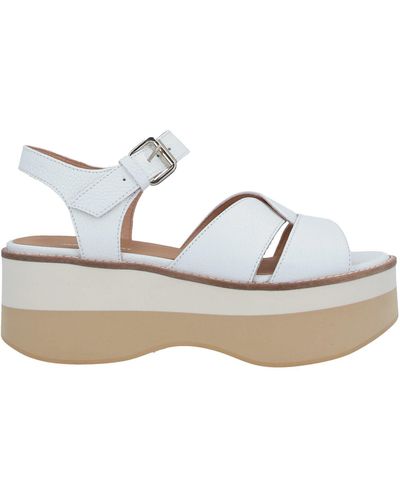 Janet & Janet Sandals Soft Leather - White