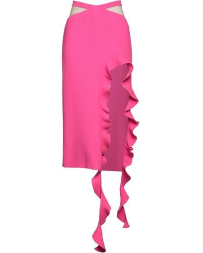 David Koma Midi Skirt - Pink