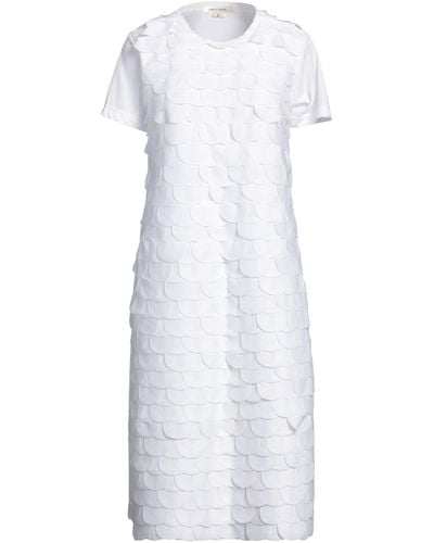 Comme des Garçons Midi Dress - White