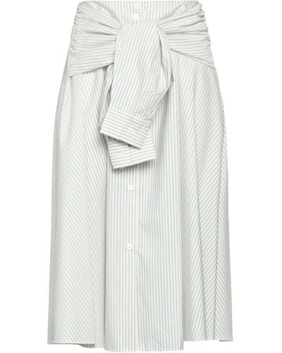 MM6 by Maison Martin Margiela Midi Skirt - White