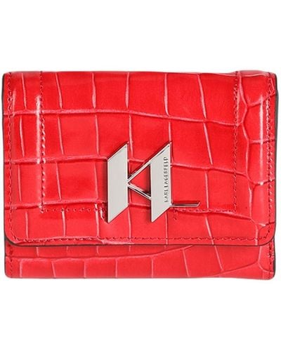Karl Lagerfeld Portefeuille - Rouge