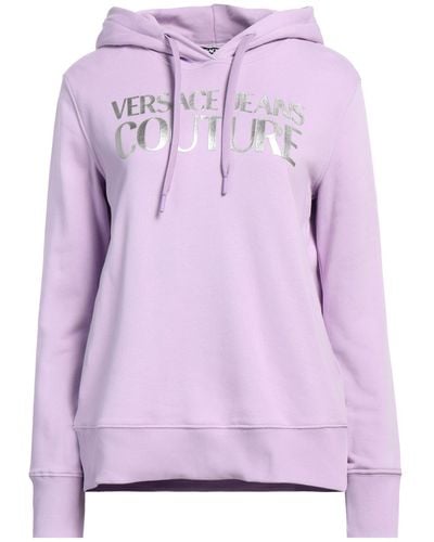 Versace Light Sweatshirt Cotton, Elastane - Purple