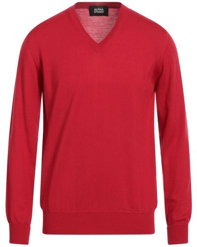 Alpha Studio Sweater - Red