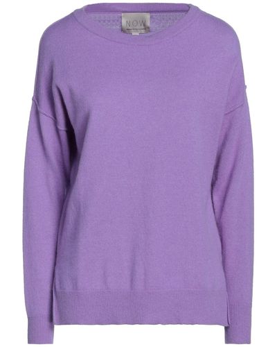 N.O.W. ANDREA ROSATI CASHMERE Pullover - Viola