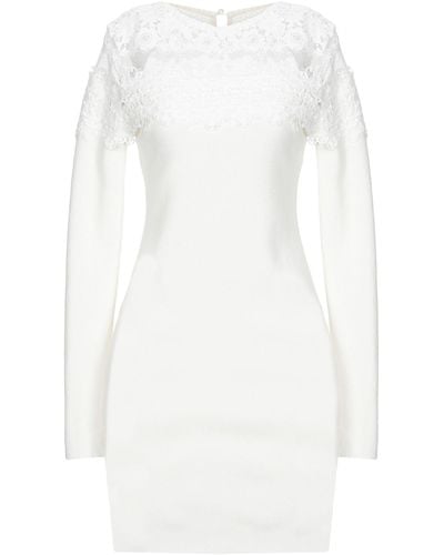 Cashmere Company Mini-Kleid - Weiß