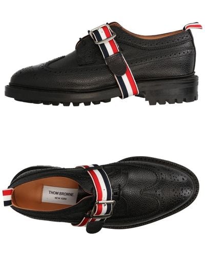 Thom Browne Chaussures à lacets - Noir