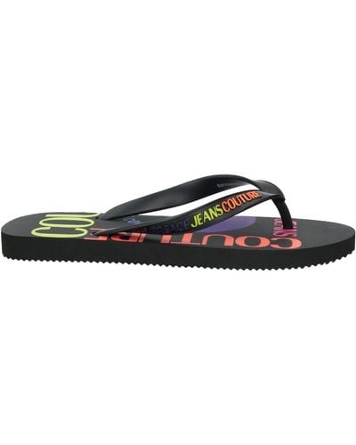 Versace Jeans Couture Thong Sandal - Black
