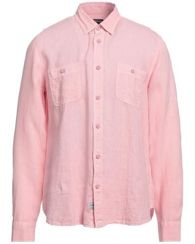 Blauer Hemd - Pink