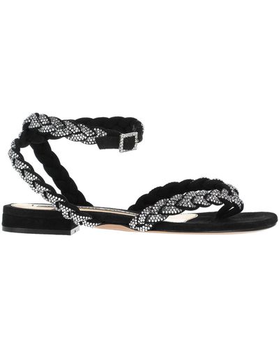 Alexandre Vauthier Thong Sandal - Black