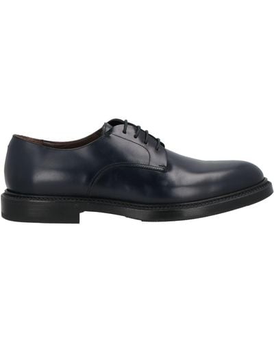 Green George George Midnight Lace-Up Shoes Leather - Blue