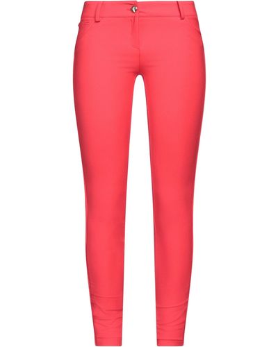 Betty Blue Casual Trouser - Red
