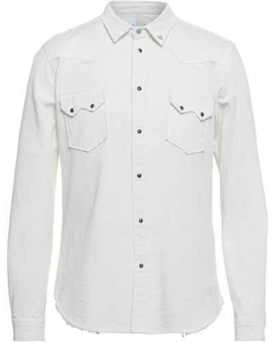 Berna Denim Shirt - White